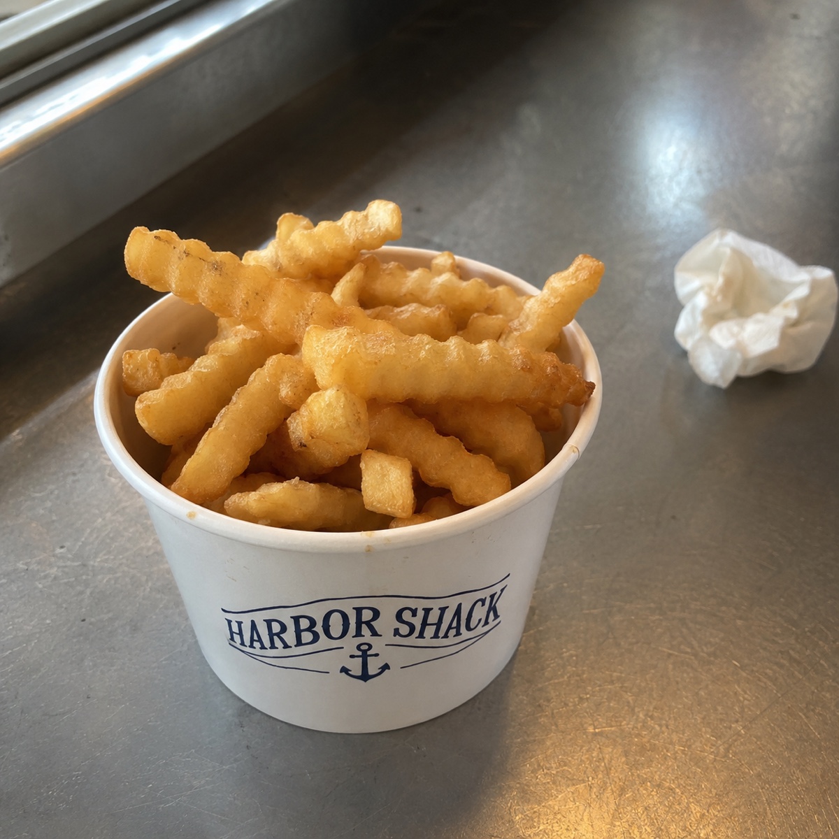 Branded fry cups with logo
