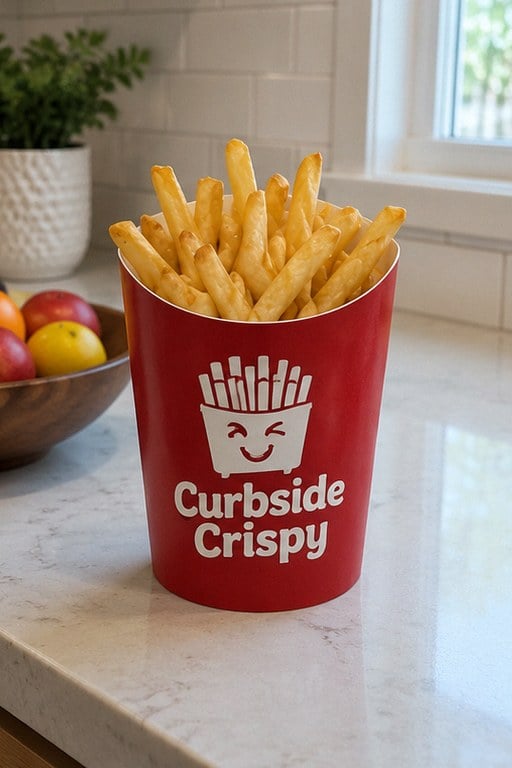 Custom fry cups — customer photo